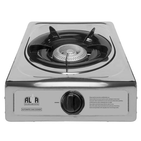 alva 1 plate gas cooker stainless steel